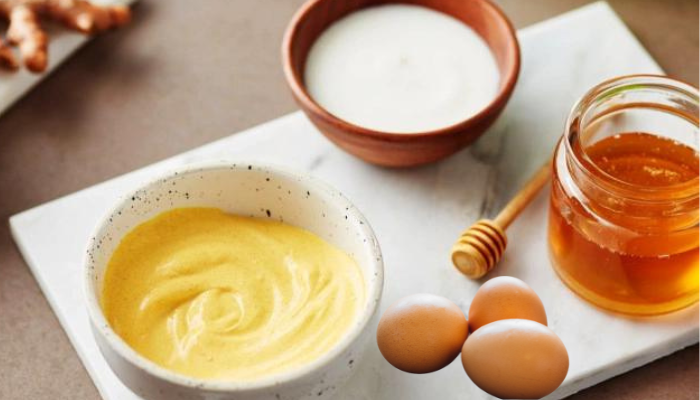  Yogurt, Egg, and Honey Mask