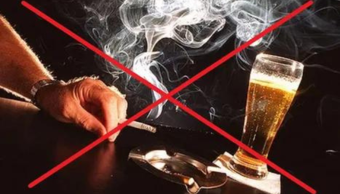 .Limit Alcohol and Avoid Smoking