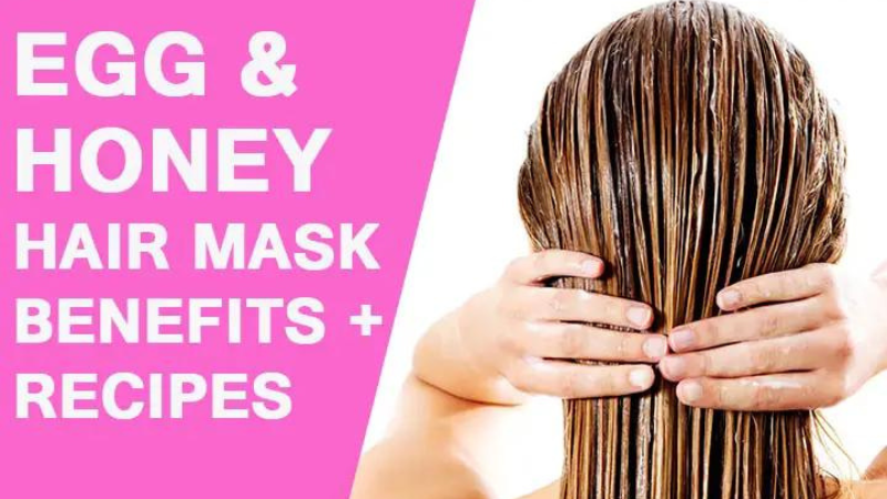 hair masks for dry hair with egg and honey